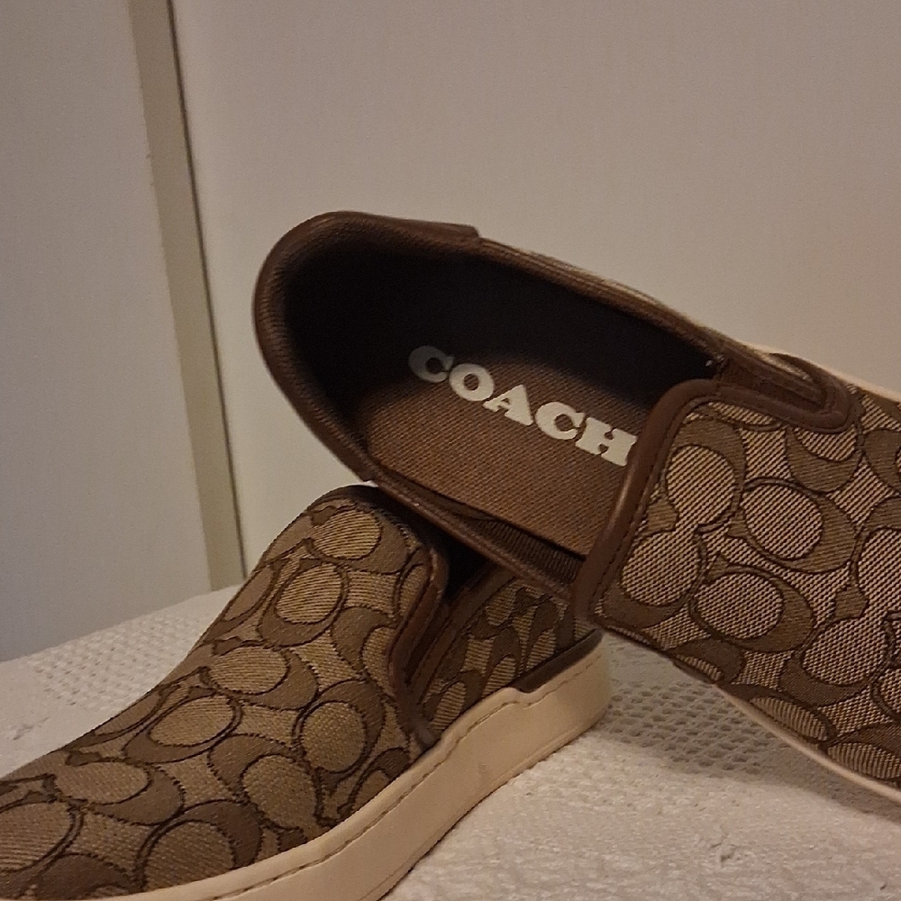👜 Coach Wells Slip-On Sneakers C4393 👜 👟 Women’s Size 8B | Eco-Chic & Comfy - Picture 10 of 16